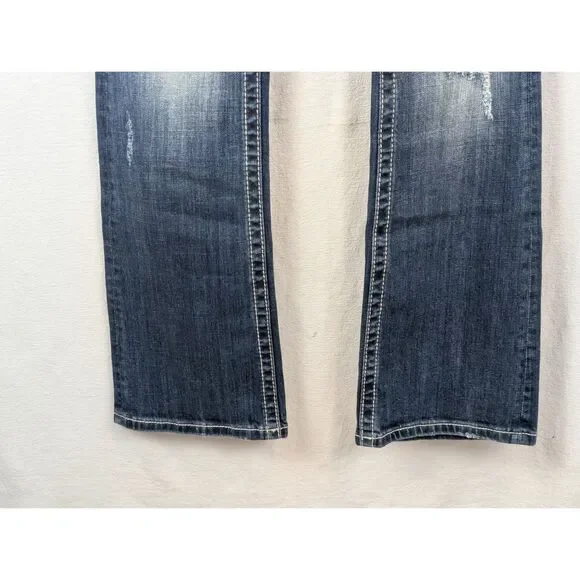 Miss Me Signature Boot Jeans JE8228BL Women's Size 28 - Picture 10 of 13